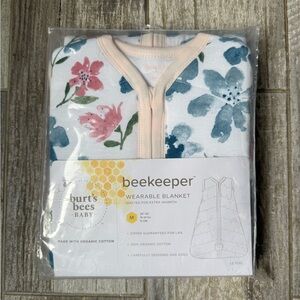 Burt's Bees Baby Beekeeper Sleep Sack with Pink and Blue Floral Print